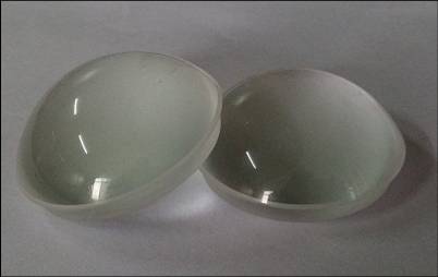 Man-made crystal glass